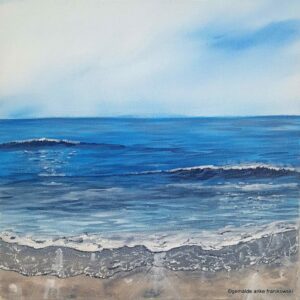 acrylbild meer und strand, franikowski