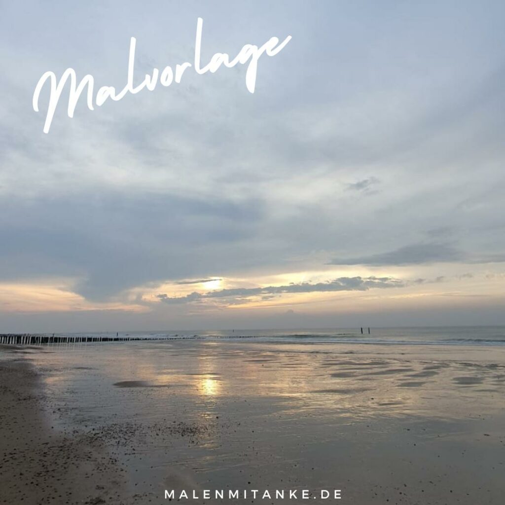Einfach malen, ohne Angst - Nordsee malvorlage