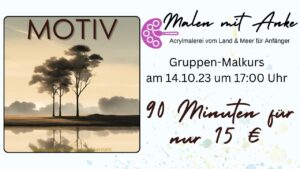 online malkurs am 14.10.23 einfach eine schlichte landschaft malen lernen