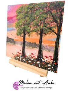 Goldenes Meer acrylgemälde kaufen, malen mit anke(2)