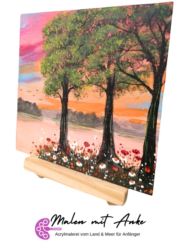 Goldenes Meer acrylgemälde kaufen, malen mit anke(2)