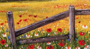 Ausschnitt Sommerliche Blütenpracht – Malen mit Anke Malkurs zum Kauf