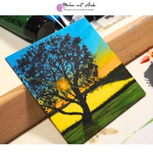 malen mit anke, landschaft malen schritt für schritt, das Motiv