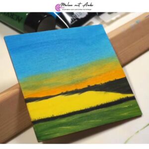 malen mit anke, landschaft malen schritt für schritt, die landschaft malen