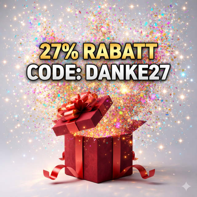 Geburtstags-Geschenk: 27 % Rabatt auf Kursaufzeichnungen