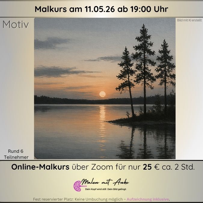 Abendsonne am stillen See