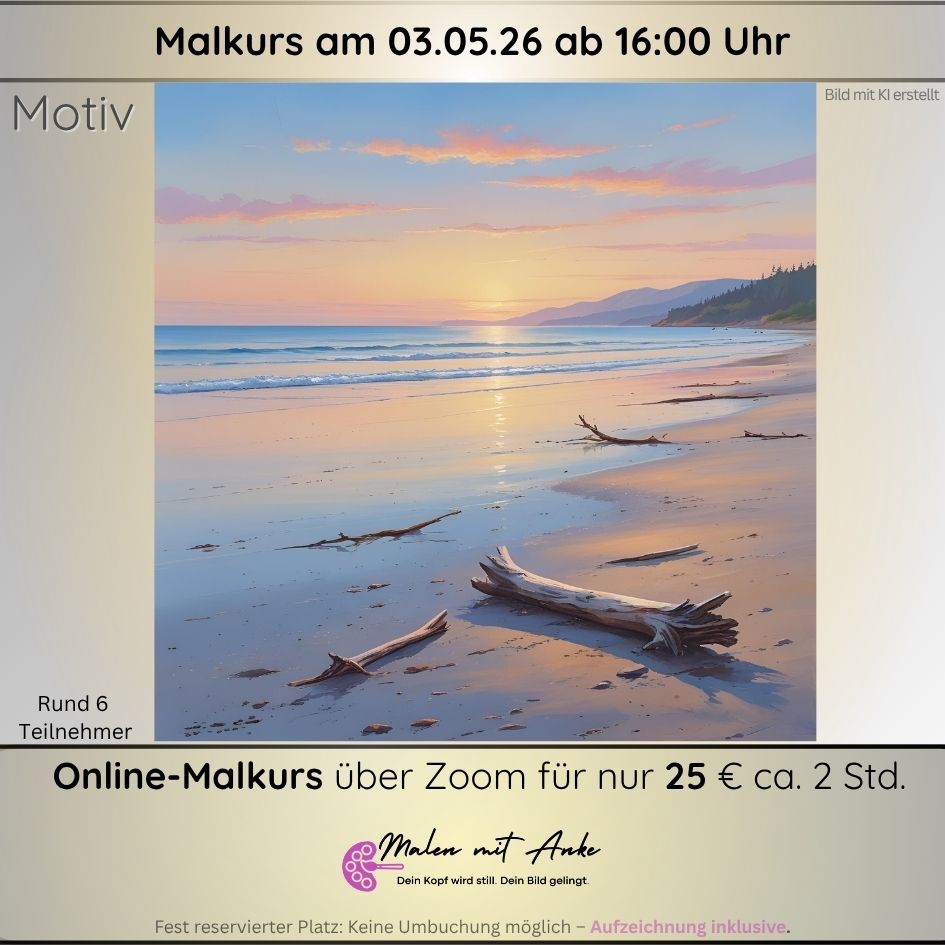 Treibholz in der Abendstimmung